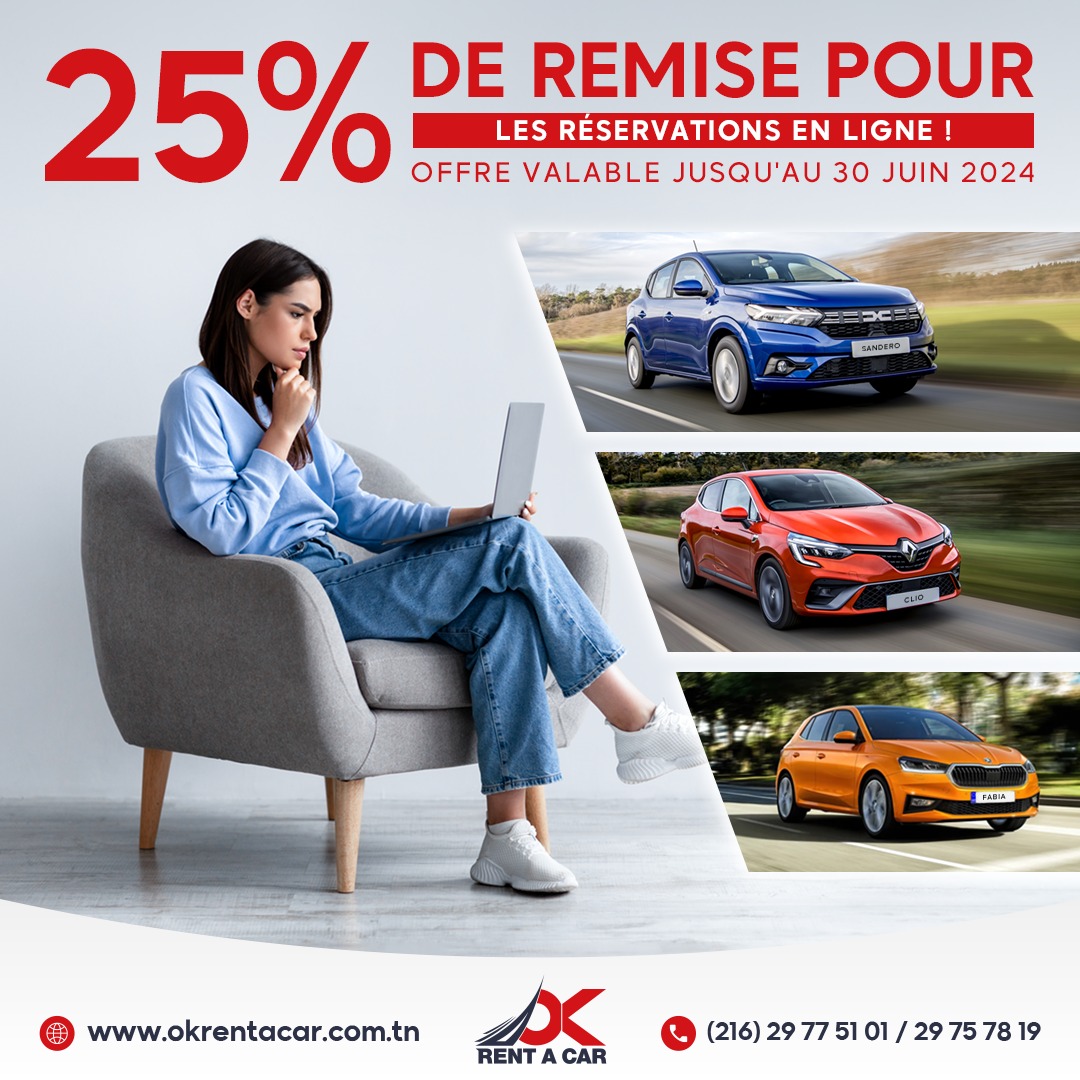 Ok Rent A Car Location de voiture en tunisie